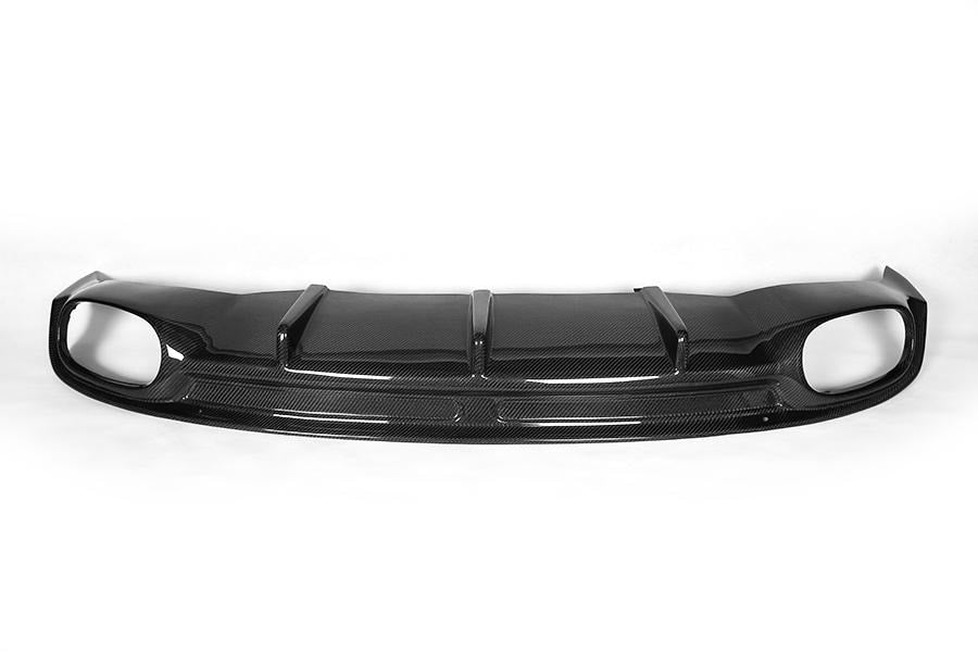 Rear Bumper Diffuser V2 (for S-Line, 2010-2014, Carbon) for Audi A7 2010-2018 - image 8
