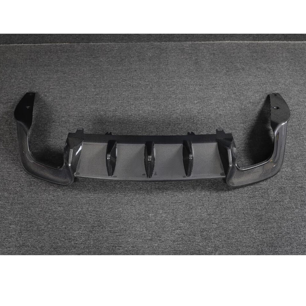Rear Bumper Diffuser V2 (for S-Line 2021-2025, Carbon) for Audi A5 2016-2025 - image 8