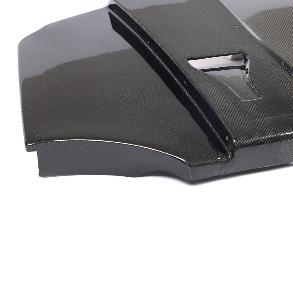 Rear Bumper Diffuser Cover With Vents Carbon Fiber V6 (for E92/E93 M3) for BMW 3 series E-90/91/92/93 2005-2011 - image 8