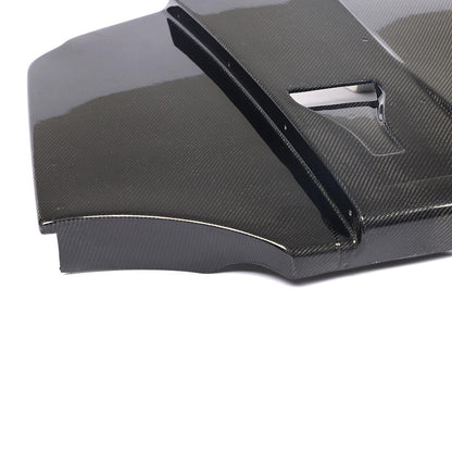 Rear Bumper Diffuser Cover With Vents Carbon Fiber V6 (for E92/E93 M3) for BMW 3 series E-90/91/92/93 2005-2011 - image 8