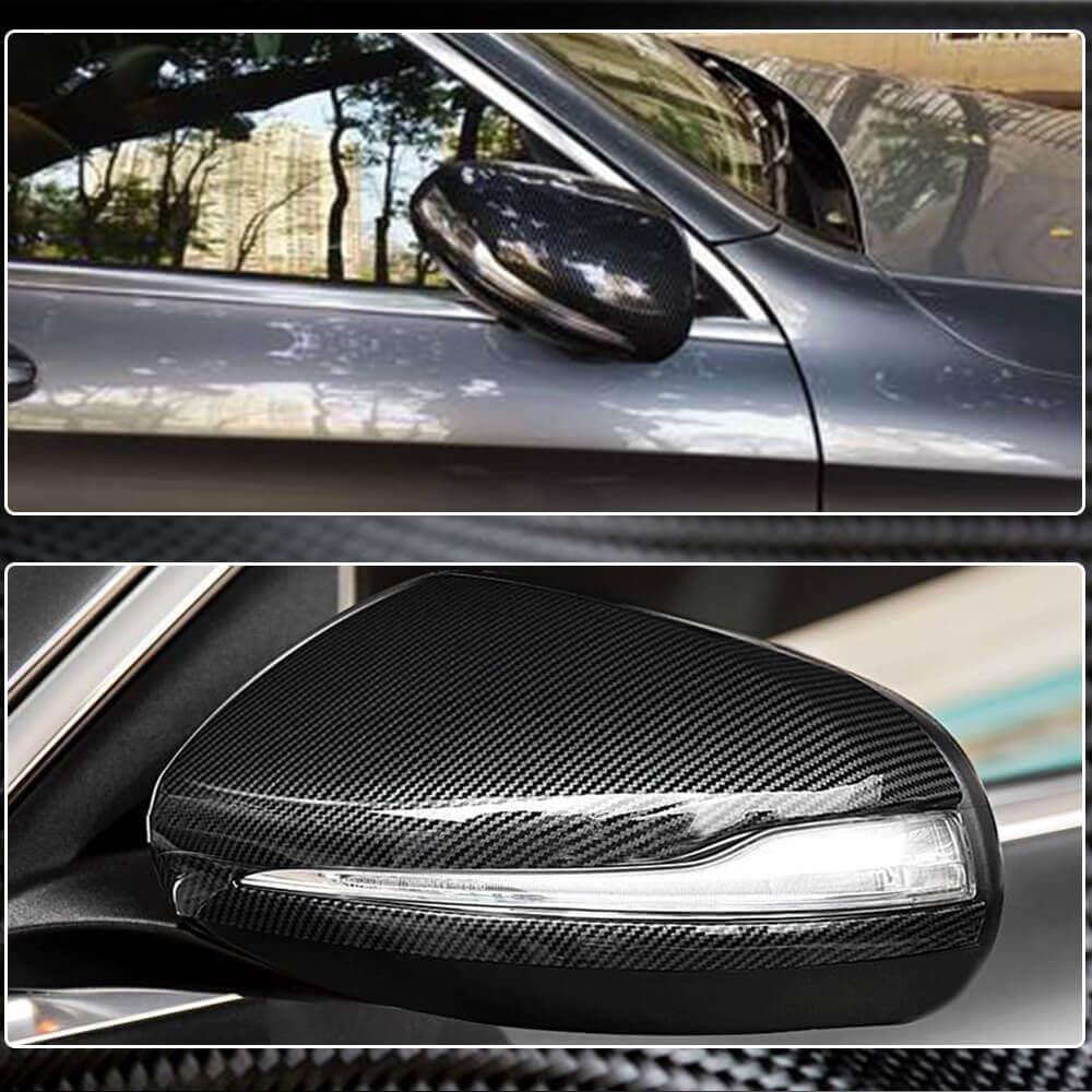 Mirror covers V2 (2014-2017, Carbon) for Mercedes S-class W222 - image 8