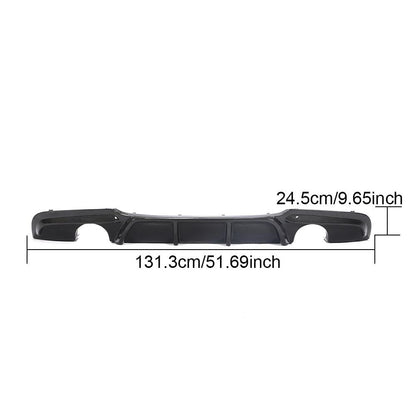 Rear Bumper Diffuser Carbon Fiber V2 (for E90 M Sport) for BMW 3 series E-90/91/92/93 2005-2011 - image 8