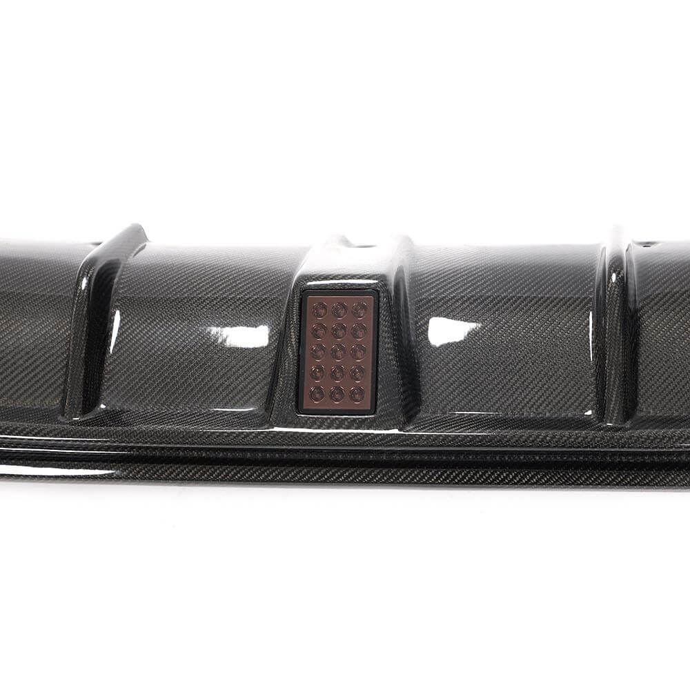Rear bumper diffuser V4 (for Q50 Base/Sport 2014-2017, Carbon) for Infiniti Q50/Q60 2013-2024 - image 8