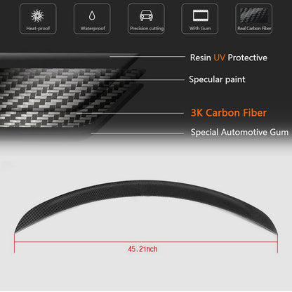 Rear Trunk Spoiler Boot Wing Lip V3 (2012-2022) for Tesla Model S - image 8