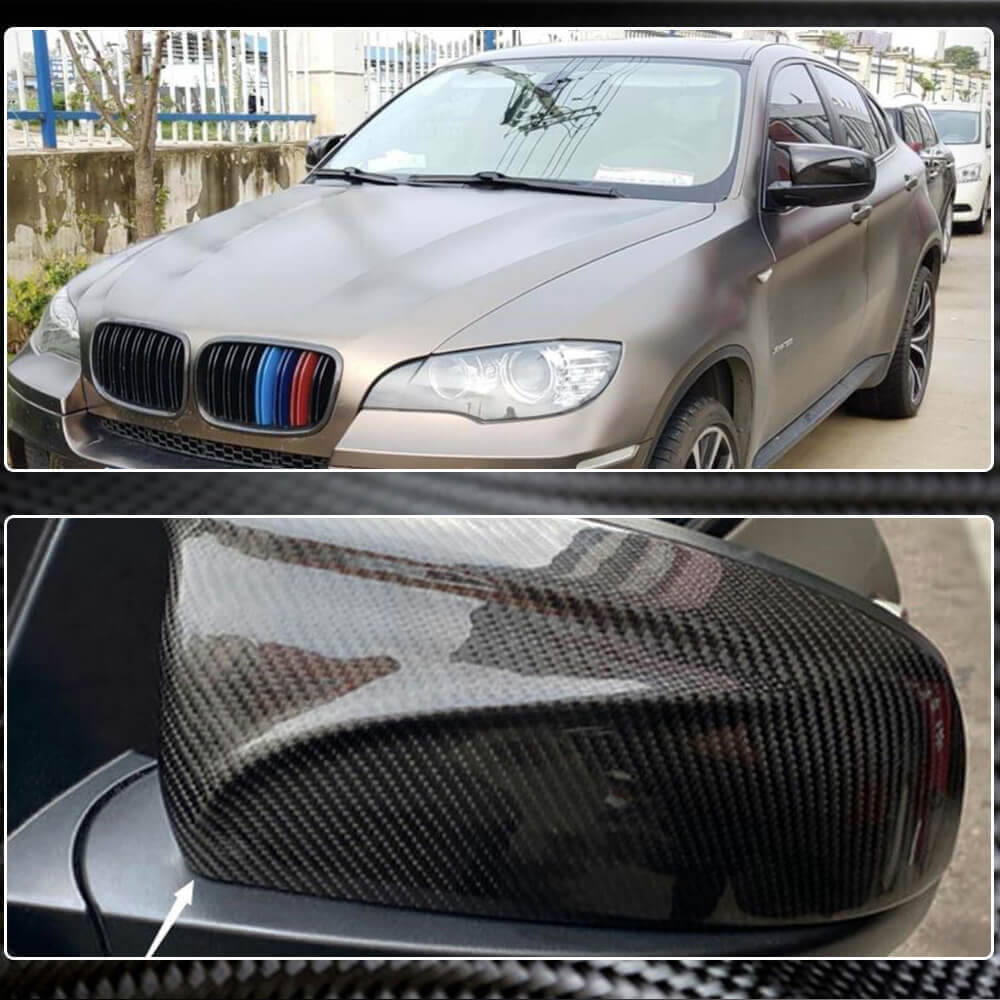 Mirror Covers Carbon Fiber for BMW X5 E-70 2007-2013 - image 8