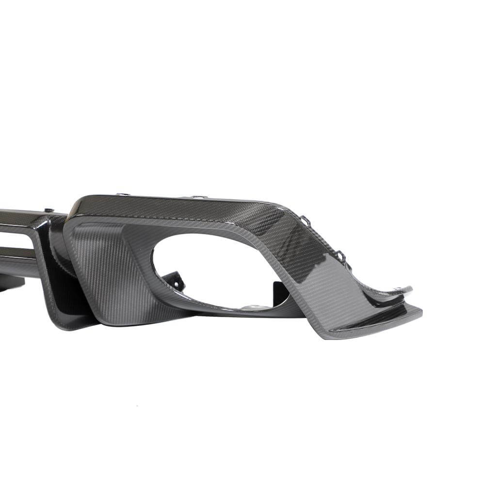 Rear Bumper Diffuser Dry Carbon Fiber for Audi R8 2015- - image 8