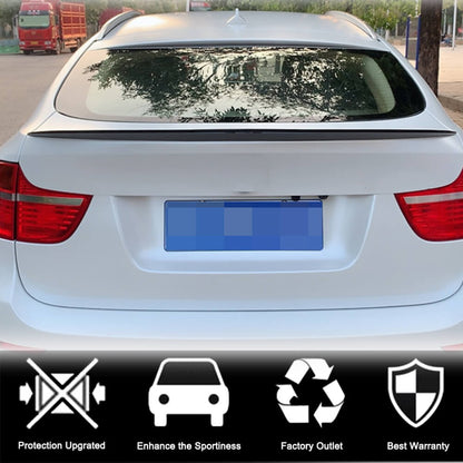 Rear Trunk Spoiler Carbon Fiber V1 for BMW X6 E-71 2008-2014 - image 8