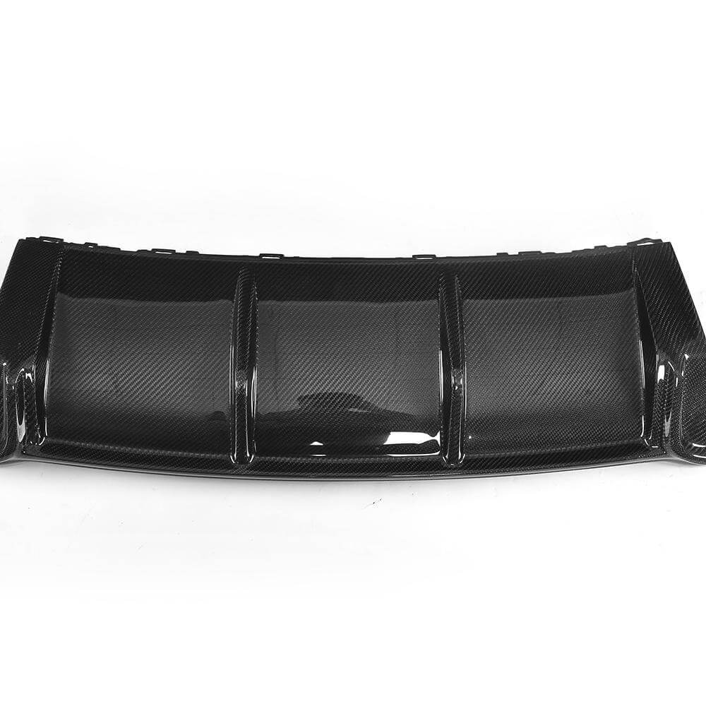 Rear bumper diffuser V4 (for S-Line Sedan 2017-2020, Carbon) for Audi A3 2012-2020 - image 8