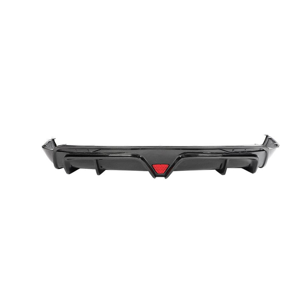 Rear Bumper Diffuser Carbon Fiber (for Plaid 2022-2024) for Tesla Model X - image 8