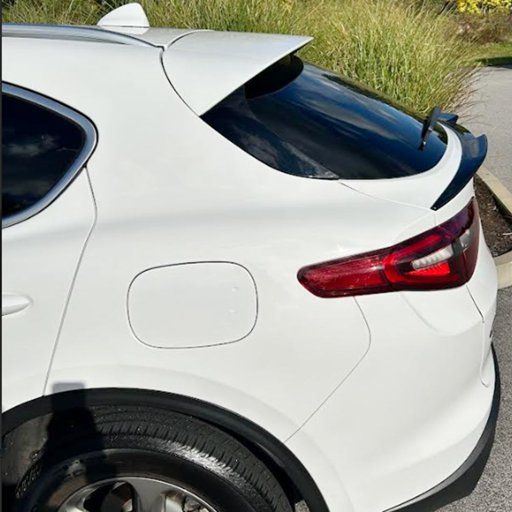 Lower Spoiler V2 (2017-2023, Dry Carbon) for Alfa Romeo Stelvio 2016- - image 1