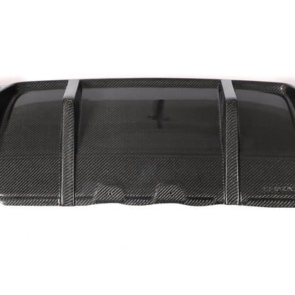 Rear Bumper Diffuser Carbon Fiber V1 (for M5) for BMW 5 series F-10/11/07 2010-2016 - image 8