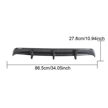 Rear bumper diffuser (for RC F 2014-2018, Carbon) for Lexus RC 200t 2014- - image 8