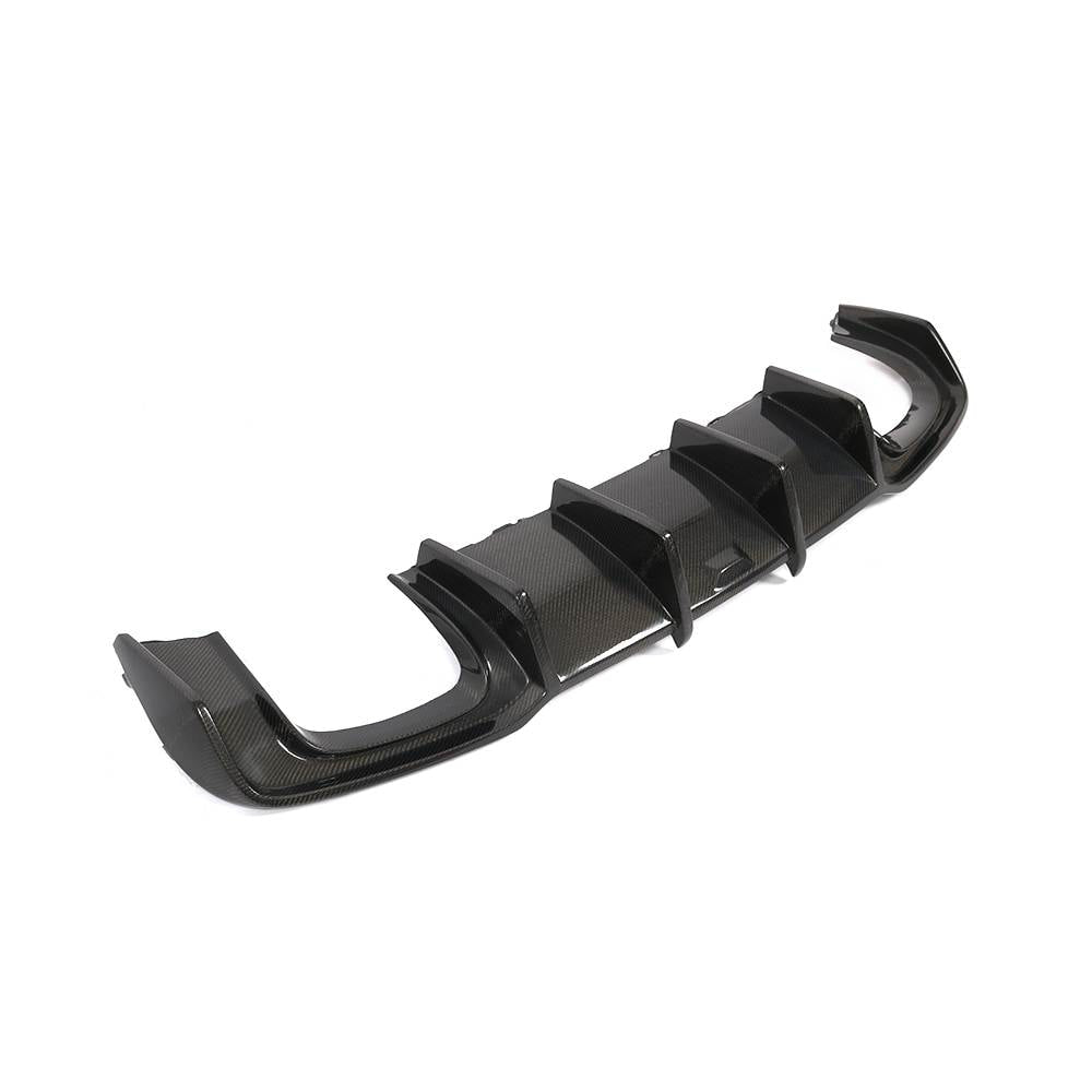 Rear bumper diffuser V1 (for S-Line SD 2017-2020, Carbon) for Audi A3 2012-2020 - image 8