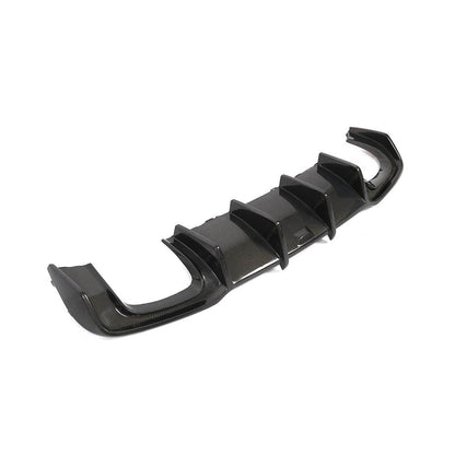 Rear bumper diffuser V1 (for S-Line SD 2017-2020, Carbon) for Audi A3 2012-2020 - image 8