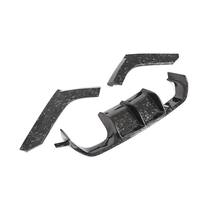 Rear Bumper Diffuser V6 (for F82/F83, Carbon) for BMW 4 Series F32/F33/F36 2012-2020 - image 8