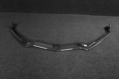 Front Bumper Lip Spoiler (2019-2022, Carbon) for Chevrolet Corvette C8 2019- - image 8