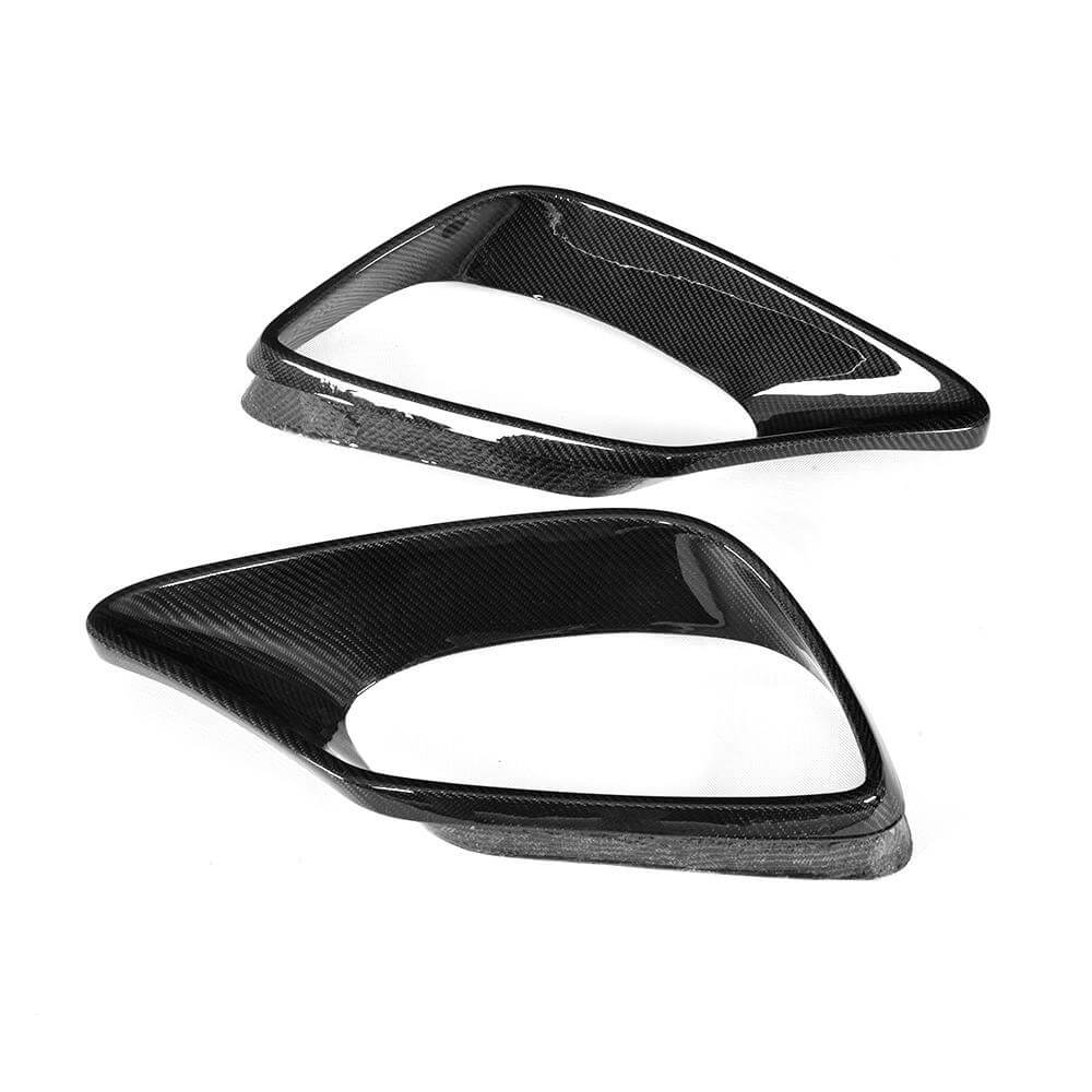 Carbon front bumper inserts (for AMG 2016-2018) for Mercedes S-class W222 - image 8