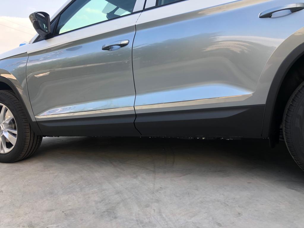 Carmos wide stainless steel door molding for Skoda Kodiaq 2016-2023 - image 1