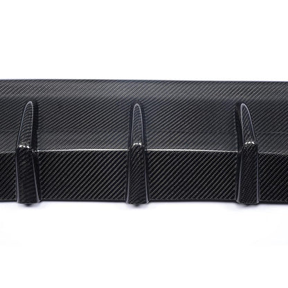 Rear Bumper Diffuser Carbon Fiber V4 (for E92/E93 M Sport) for BMW 3 series E-90/91/92/93 2005-2011 - image 9