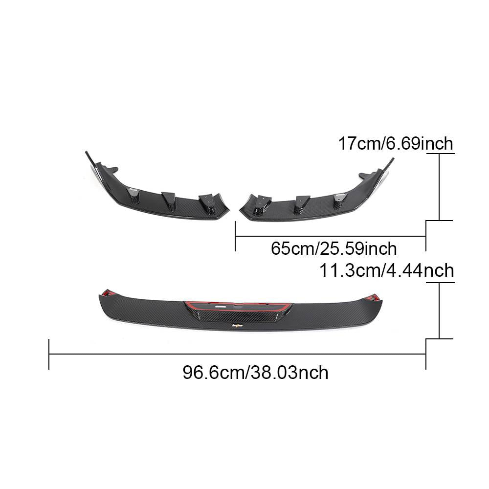 Front Bumper Lip Dry Carbon Fiber V4 (for G87) for BMW 2 Series G42 2021- - image 9