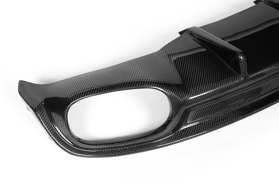 Rear bumper diffuser V2 (for S-Line, 2010-2014, Carbon) for Audi A7 2010-2018 - image 9