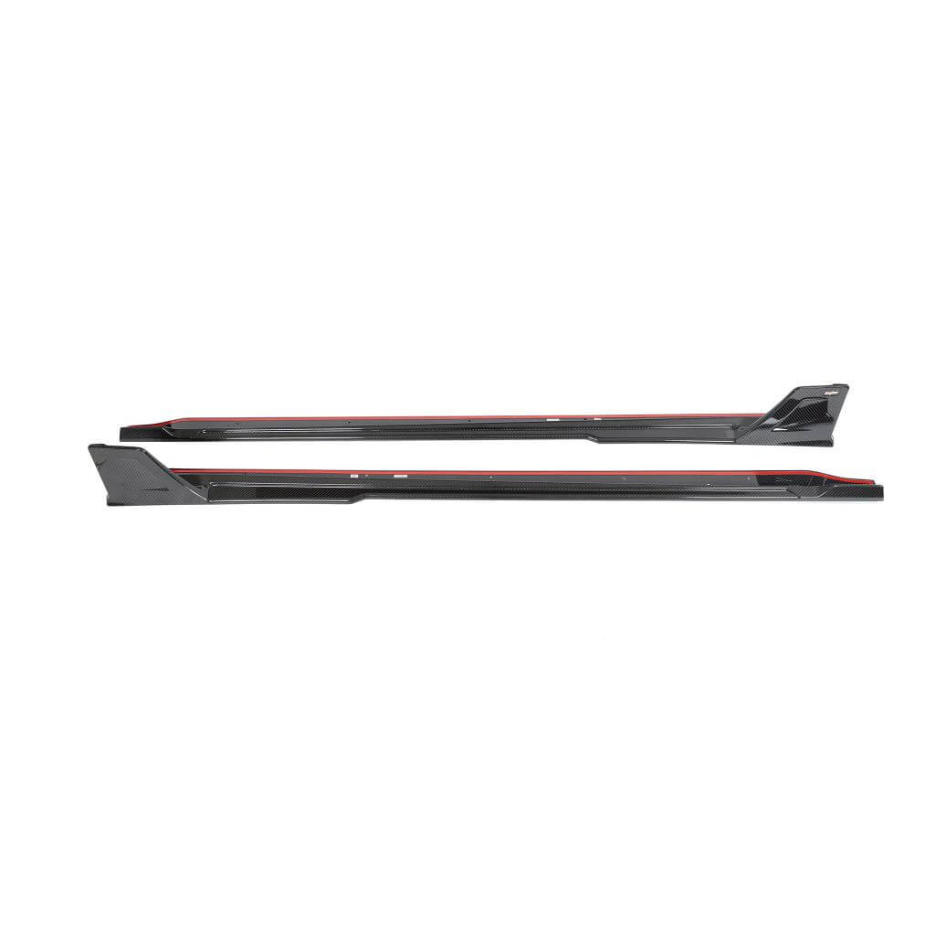 Side Skirt Extensions V1 (for G87, Carbon) for BMW 2 Series G42 2021- - image 9