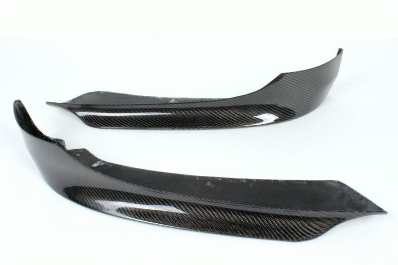 Front Bumper Flap Extensions (for E90 2008-2011 Base, Carbon) for BMW 3 Series E90/E91 2005-2011 - image 9