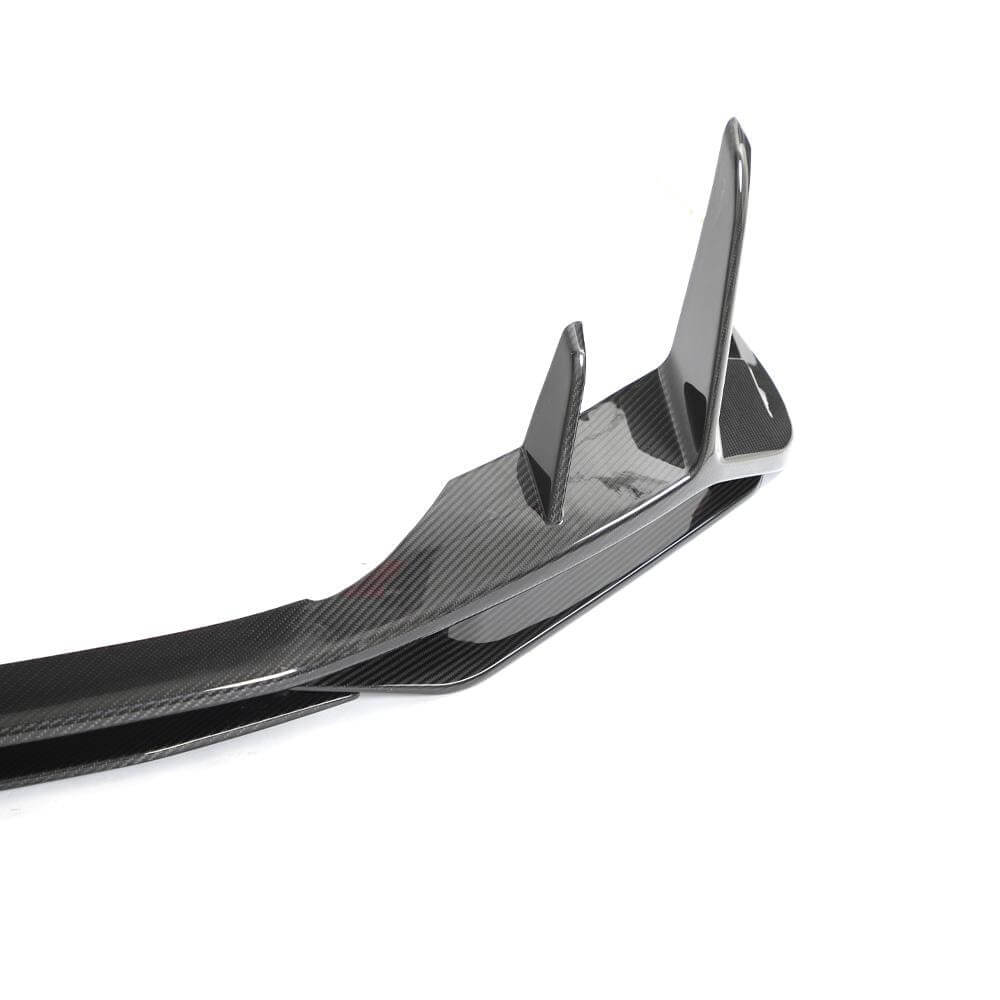 Front Bumper Lip V1 Overlay (Carbon) for Audi R8 2015- - image 9