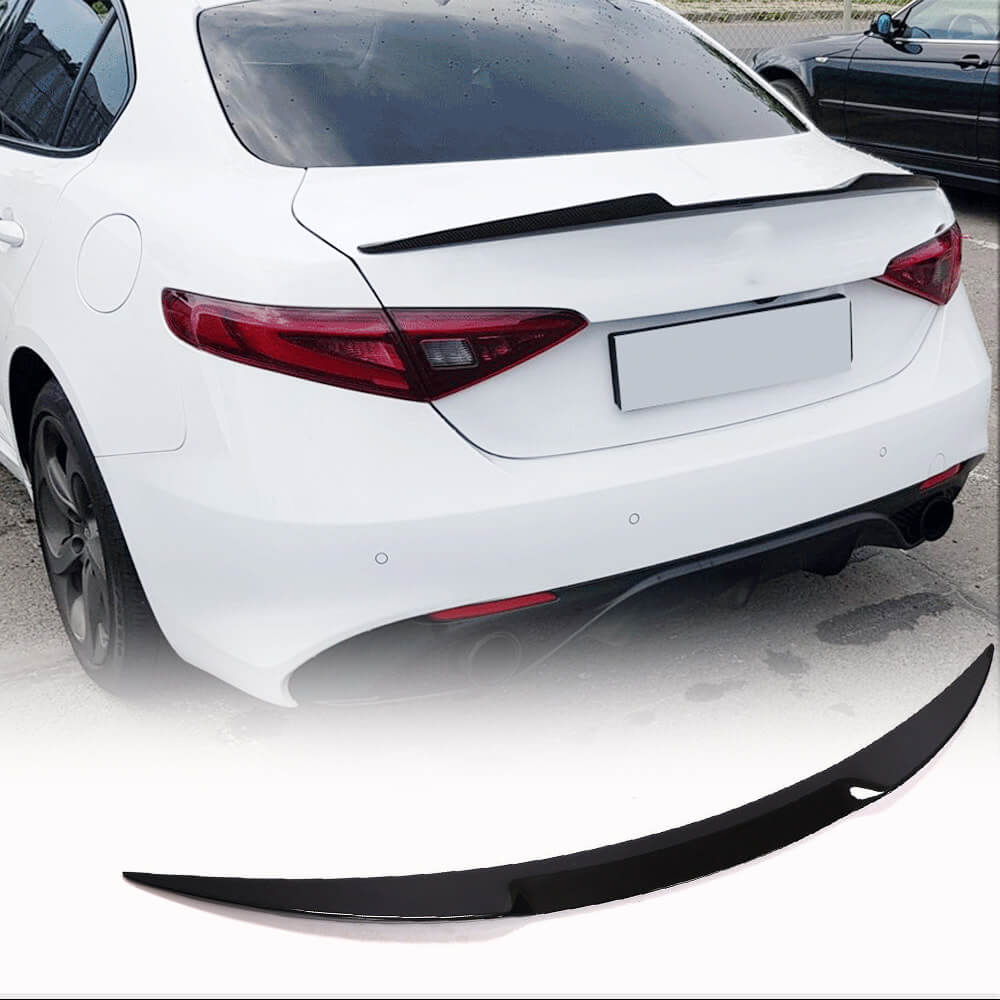 Spoiler V2 (fiberglass) for Alfa Romeo Giulia 2016-2022 - image 2