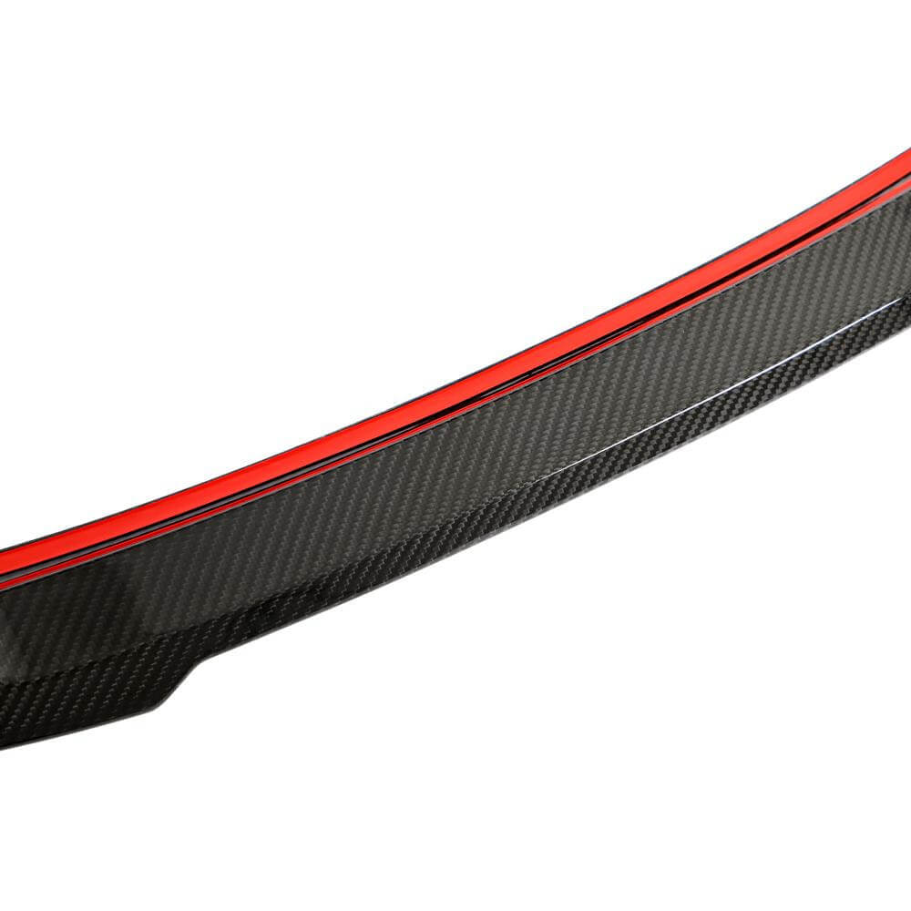 Rear Trunk Spoiler Dry Carbon Fiber V10 (Coupe) for BMW 4 series F-32 2012-2020 - image 9