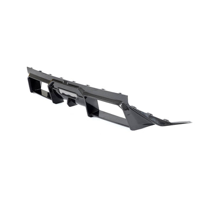 Rear Bumper Diffuser V2 (for G87, Carbon) for BMW 2 Series G42 2021- - image 9