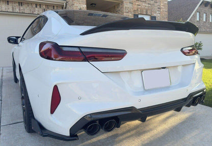 Front Bumper Lip Side Skirts Extension Rear Diffuser Dry Carbon Fiber (for F93) for BMW 8 series G14/G15/G16 - image 9