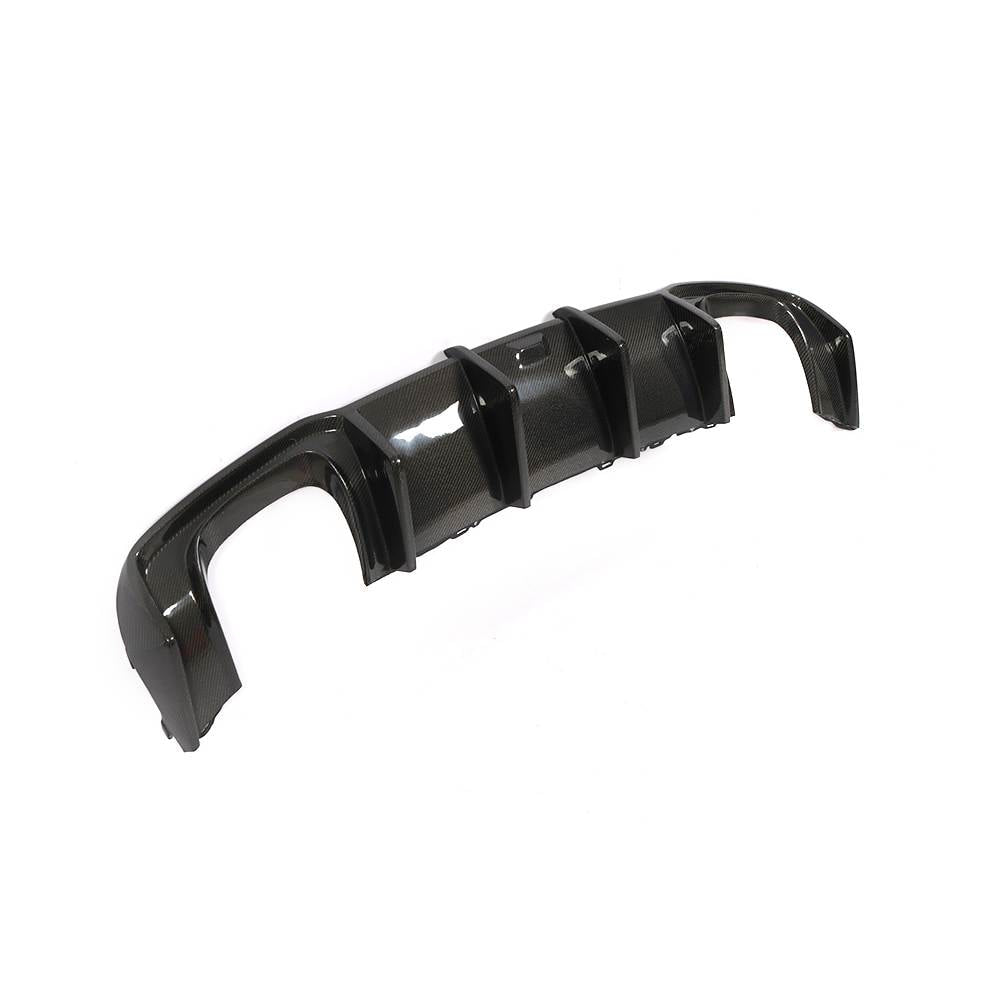 Rear Bumper Diffuser V1 (for S-Line SD 2017-2020, Carbon) for Audi A3 2012-2020 - image 9