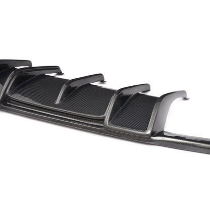 Rear bumper diffuser (for AMG-Line/CLS63 AMG 2011-2014, Carbon) for Mercedes CLS C218 2011-2018 - image 9