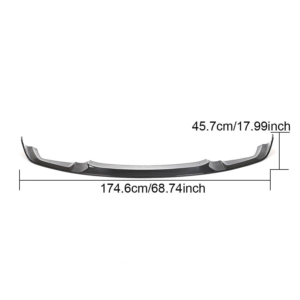 Front Bumper Lip Carbon Fiber V7 (for F87) for BMW 2 Series F22/23 2014-2021 - image 9