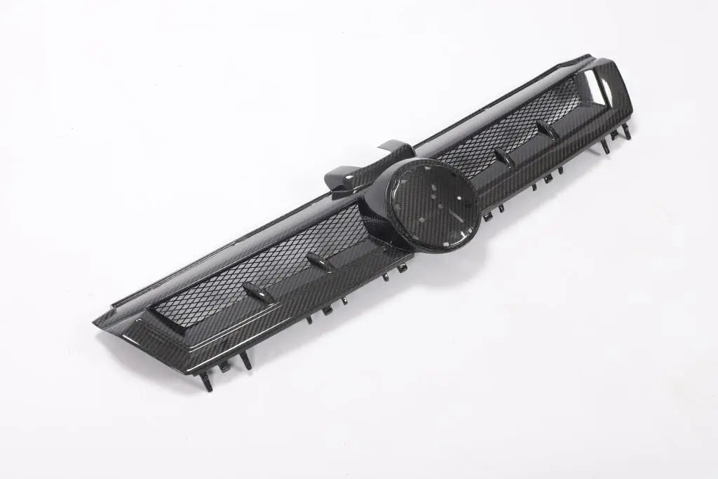 Front Grille (for HB 2012-2017, Dry Carbon) for Volkswagen Golf 7/E-Golf 2012-2020 - image 9