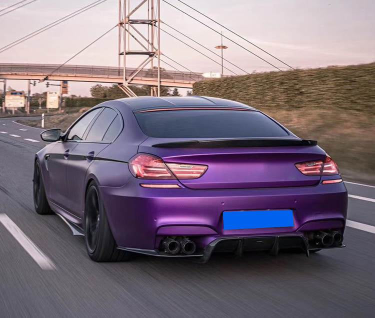 Rear Bumper Diffuser 3Pcs/set Carbon Fiber V1 (for M6) for BMW 6 F12/F13/F06 2011-2015 - image 9