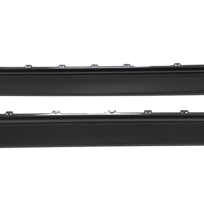 Side Skirt Extensions V1 (for G80, Carbon) for BMW 3 Series G20/21 2018- - image 9