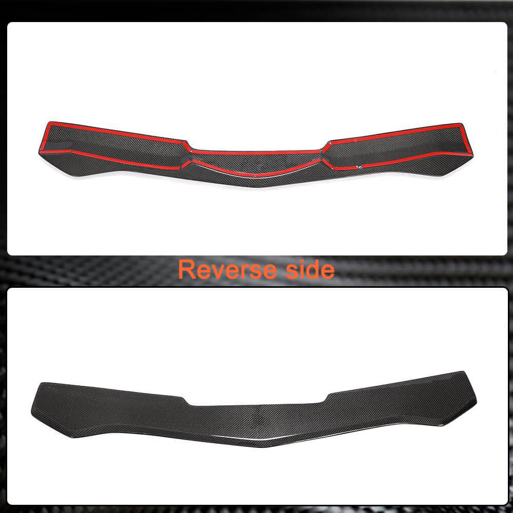 Front Bumper Lip Spoiler (for Sport, Carbon) for Alfa Romeo Giulia 2016-2022 - image 9