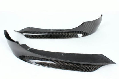 Front Bumper Splitters Carbon Fiber V1 (for E90 2008-2011 Base) for BMW 3 series E-90/91/92/93 2005-2011 - image 9