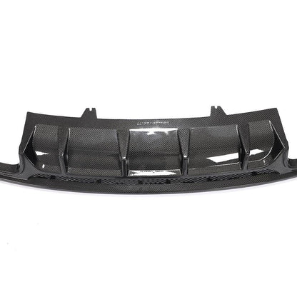 Rear Bumper Diffuser V3 (for S-Line 2016-2020, Carbon) for Audi A5 2016-2025 - image 9