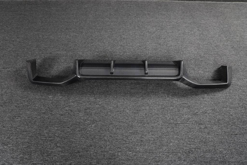 Rear Bumper Diffuser (for F98 2022-2025, Carbon) for BMW X4 G02 2018- - image 9