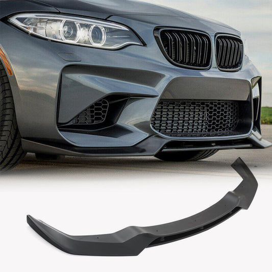 Front Bumper Lip V3 (for F87 M2, Carbon) for BMW 2 Series F22/23 2014-2021 - image 1