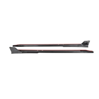 Side Skirt Extensions V1 (for G87, Carbon) for BMW 2 Series G42 2021- - image 9