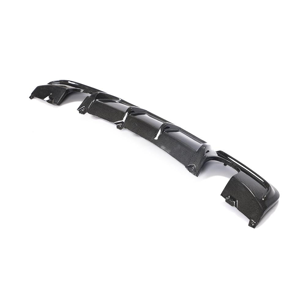 Rear Bumper Diffuser Carbon Fiber V2 (for E90 M Sport) for BMW 3 series E-90/91/92/93 2005-2011 - image 9
