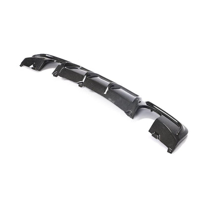 Rear Bumper Diffuser Carbon Fiber V2 (for E90 M Sport) for BMW 3 series E-90/91/92/93 2005-2011 - image 9