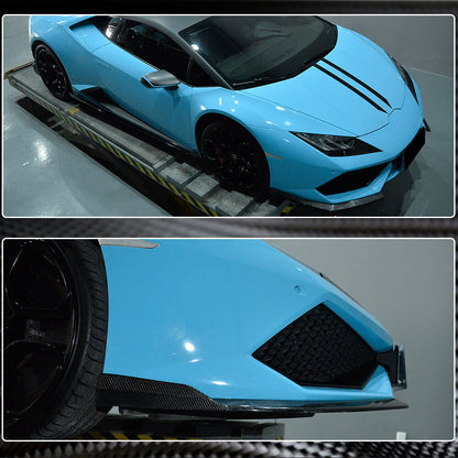 Front Bumper Flaps V1 Carbon for Lamborghini Huracan 2014- - image 9