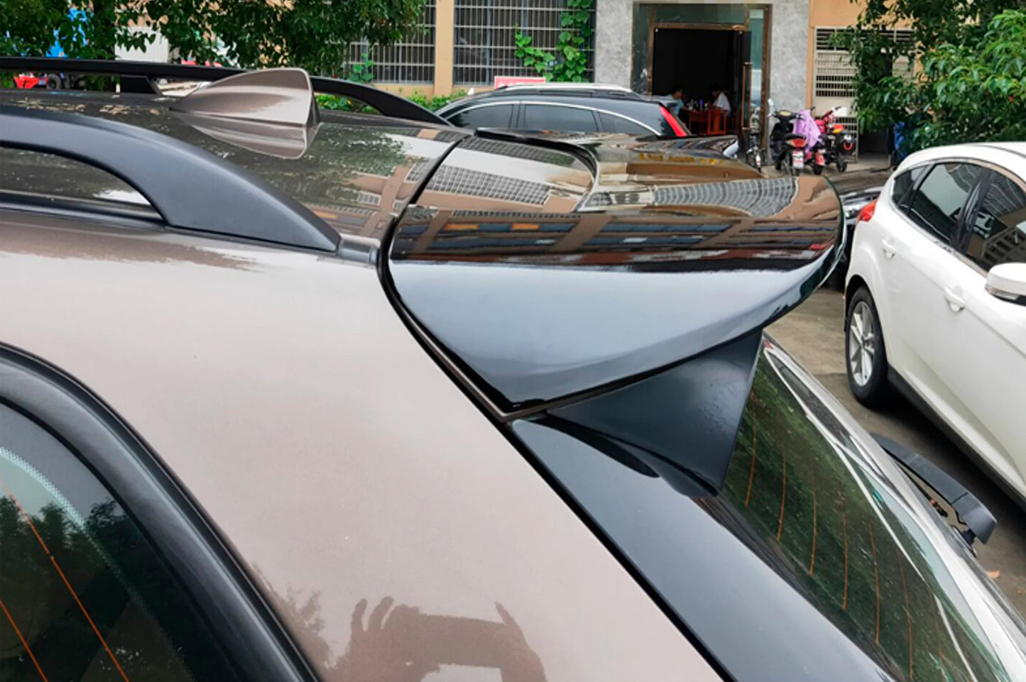 Spoiler (Gloss Black) for BMW X5 E70 2007-2013 - image 1