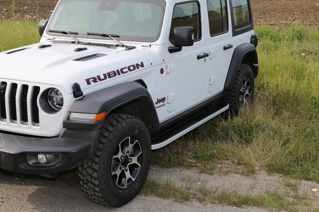 Side Steps Tayga Grey (2 pcs, Aluminum) for Jeep Wrangler 2018- - image 1