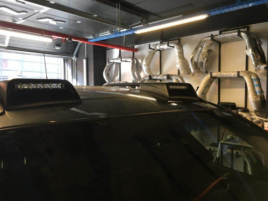 Roof inserts with LED (2 pcs, paintable) for Volkswagen Amarok 2010-2022 - Reelken Auto